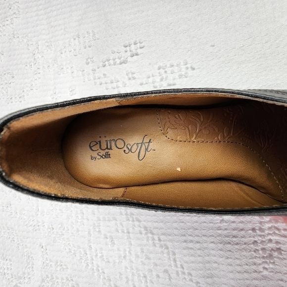Söfft Eüro Soft Black Wedge Shoes - Picture 5 of 11